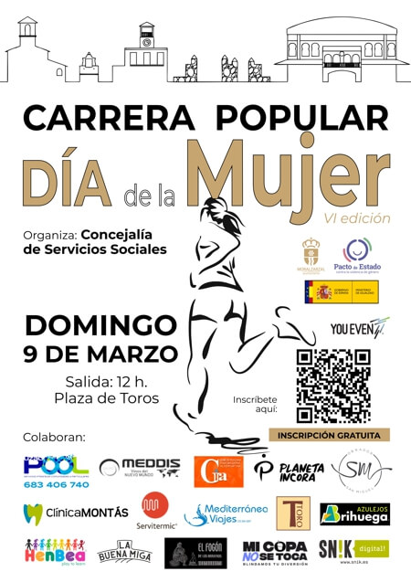 Cartel Carrera Dia Mujer 2025 Moralzarzal