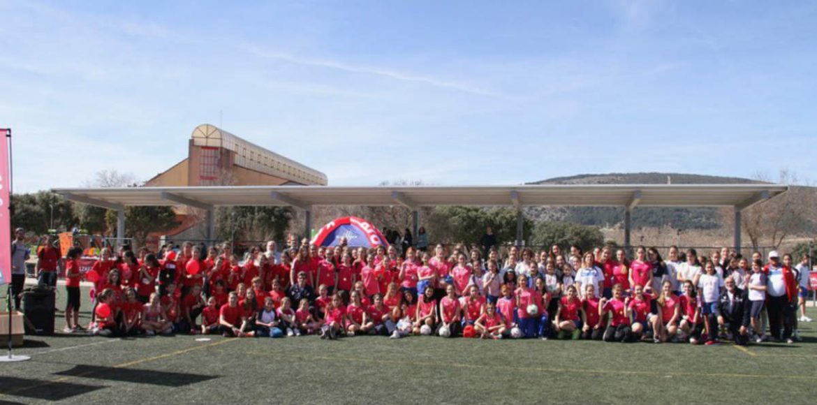 Las participantes del tonrneo ed Fútbol en Moralzarzal de 2017