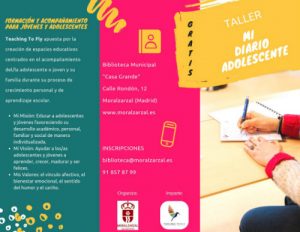 Díptico programa Taller