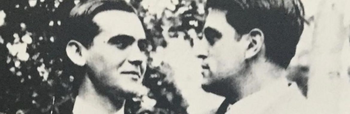 García Lorca en una imagen con Severo Ochoa