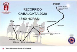 Plano cabalgata Moralzarzal 2020