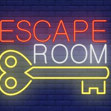 Rótulo de Escape Room con una llave