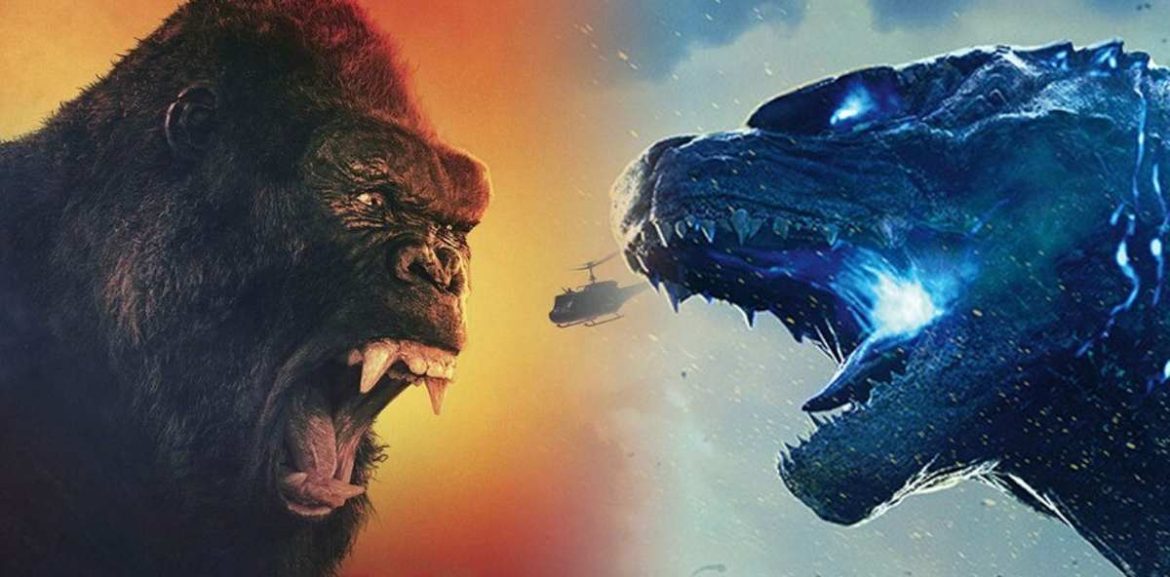 KIng Kong enfrentándose a Godzilla