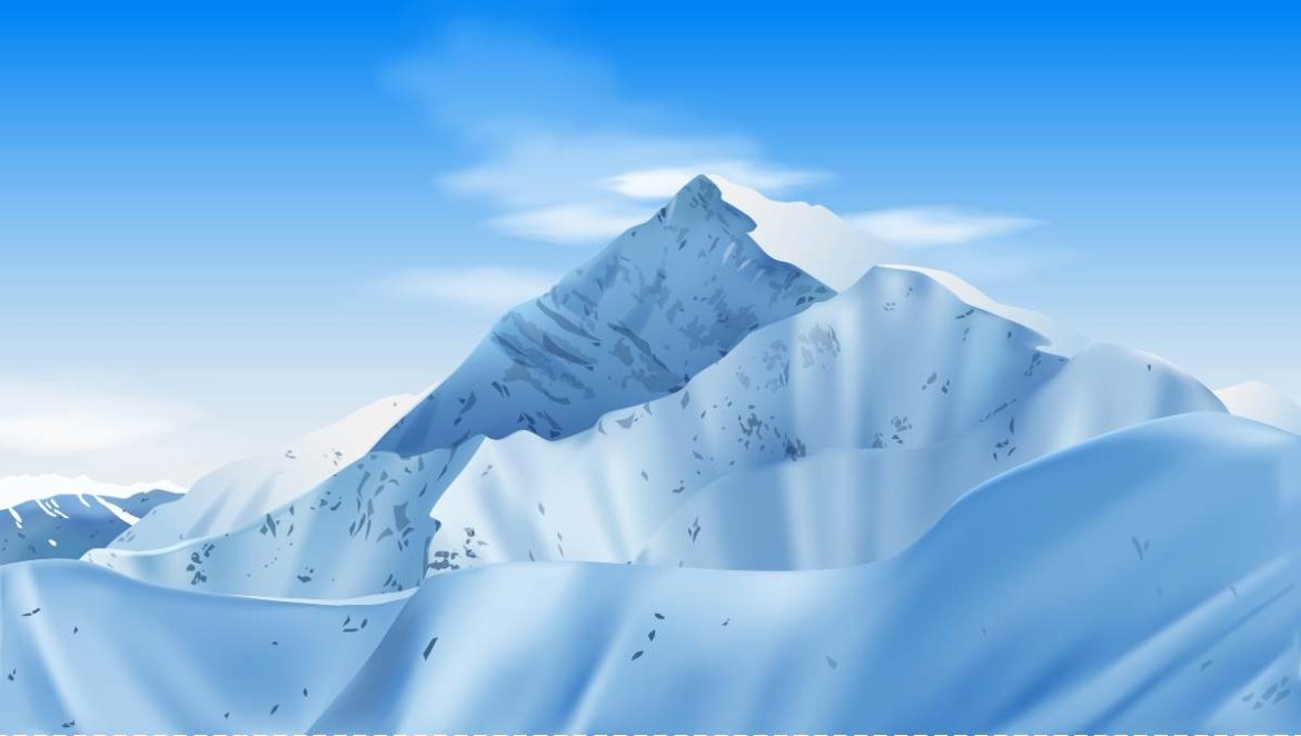 Ilustración de una montaña