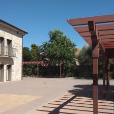 Parque del Hogar de los mayores, escenario de los cuentacuentos de verano