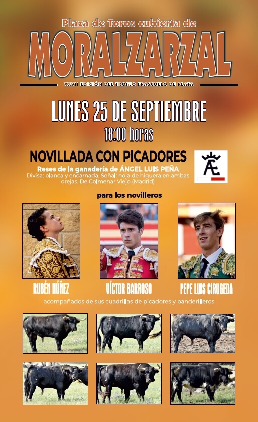 Feria Taurina Moralzarzal 2023, lunes 25 de septiembre