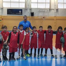 El equipo benjamín de la Escuela de Baloncesto de Moralzarzal, clasificado para la Fase Final de la Comunidad de Madrid