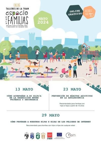 Programa Espacio de Familia, sesiones gratis durante el mes de mayo en Moralzarzal