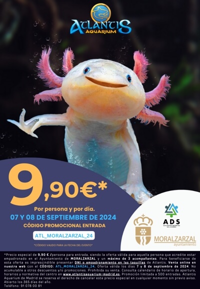 Si eres de Moralzarzal tienes descuentos en Atlantis