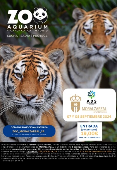 Si eres de Moralzarzal tienes descuentos en el Zoo