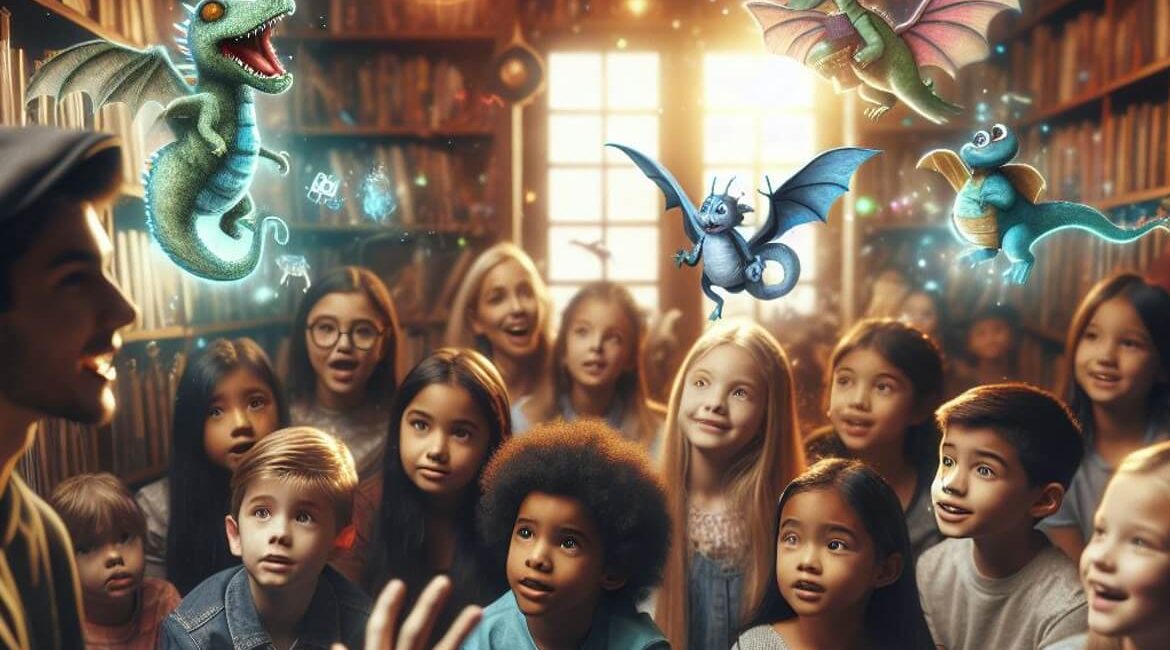 Programa de La hora del Cuento en la Biblioteca de Moralzarzal hasta el mes de mayo. Cuentacuentos