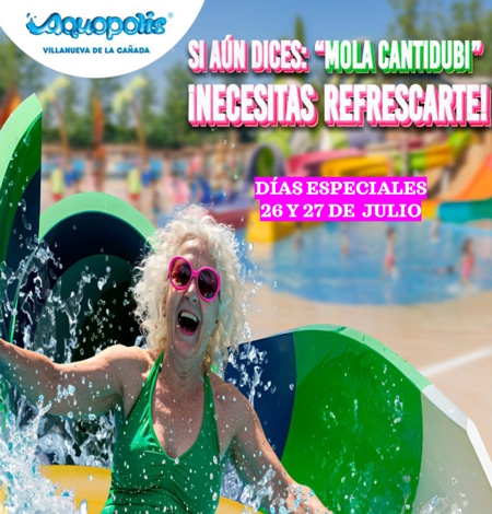 Refréscate en Aquópolis con la ADS y Moralzarzal, 26 y 27 de julio 2025