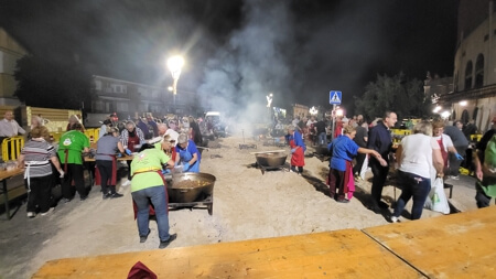 Cena de Hermandad. Fiestas Moralzarzal. La Semana Grande de la Sierra