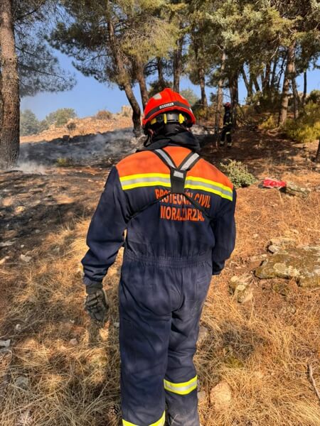 Controlado un conato de incendio en la Ladera Matarrubia en Moralzarzal. PC