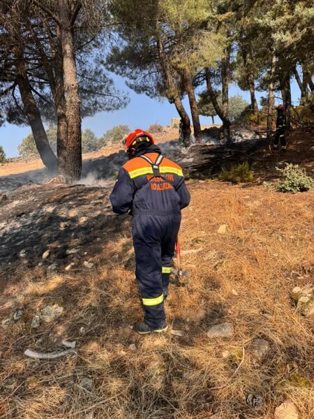 Controlado un conato de incendio en la Ladera Matarrubia en Moralzarzal. Protección civil