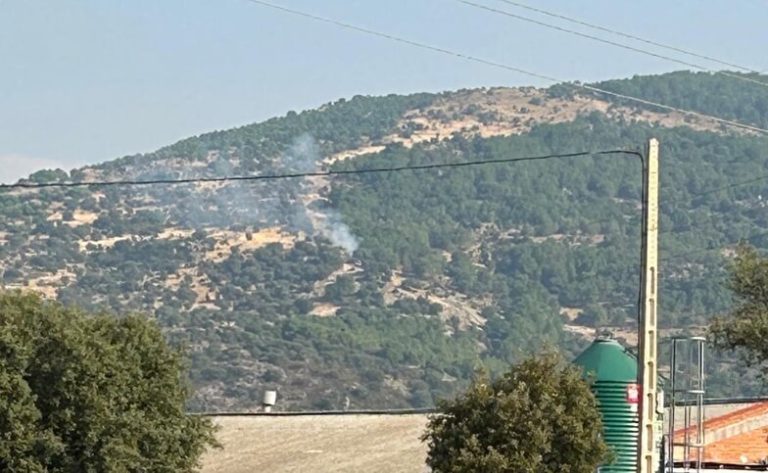Controlado un conato de incendio en la Ladera Matarrubia en el término de Moralzarzal