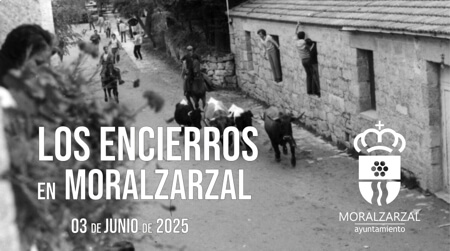 Los encierros en Moralzarzal. las mejores fiestas de la Sierra
