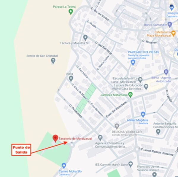 Senda para mayores en Moralzarzal el 7 de octubre, Vamos al sur