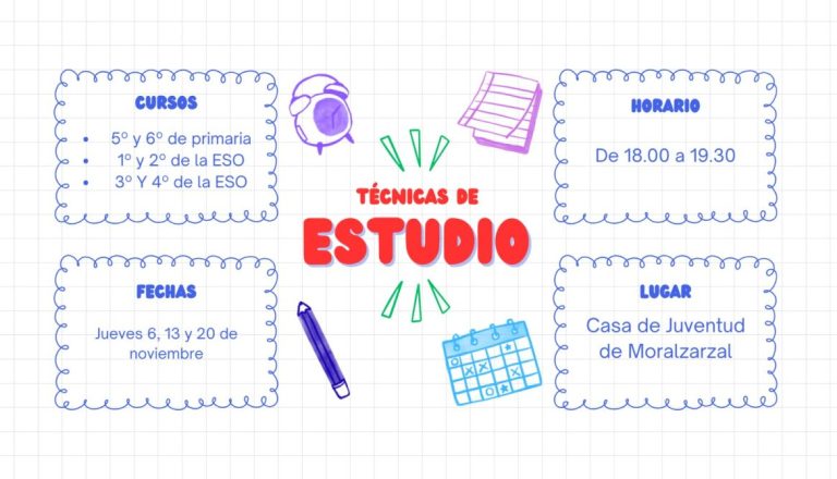 Taller técnicas de Estudio Moralzarzal