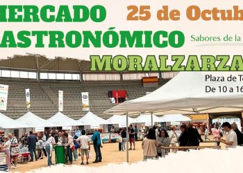 Imagen cartel mercado gastronómico Moralzarzal