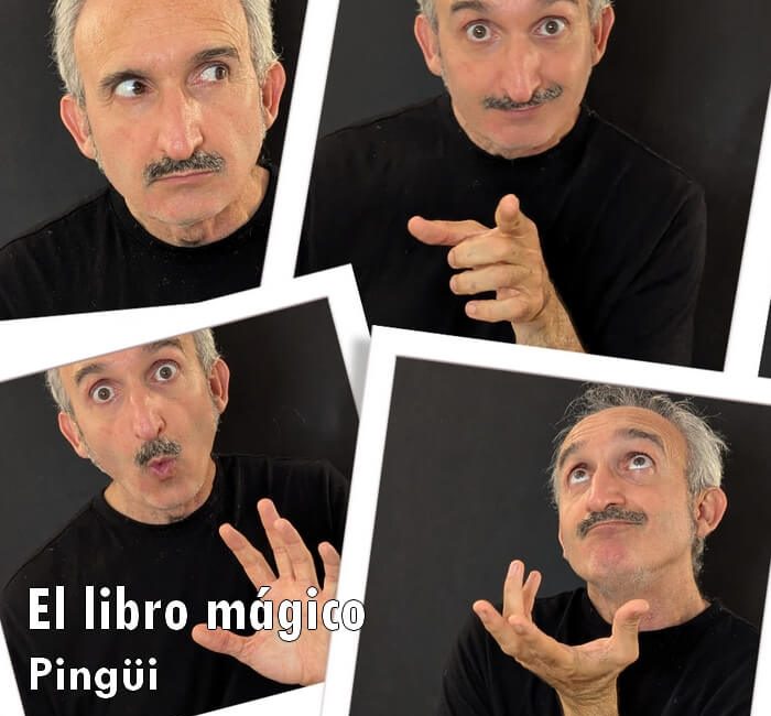 Pingüi nos trae este sábado 25 de octubre su espectáculo «El libro mágico». Biblioteca de Moralzarzal (1)