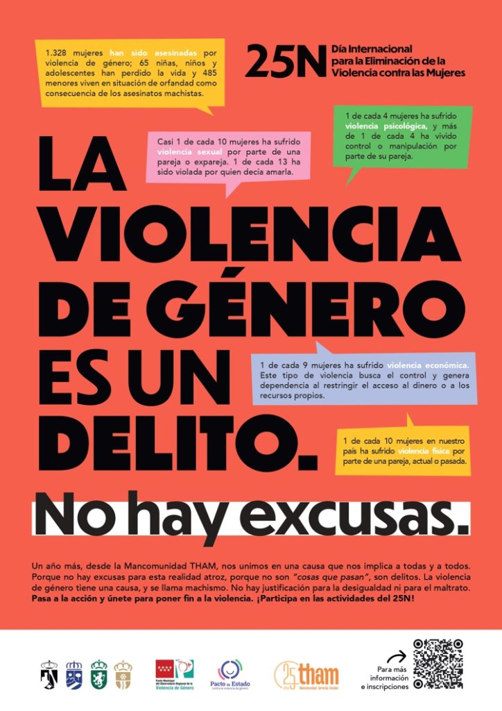 25N en Moralzarzal. Teatro, Literatura y Talleres de Autodefensa