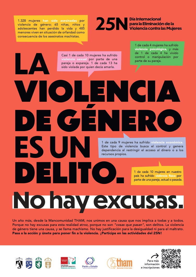 25N en Moralzarzal. Teatro, Literatura y Talleres de Autodefensa