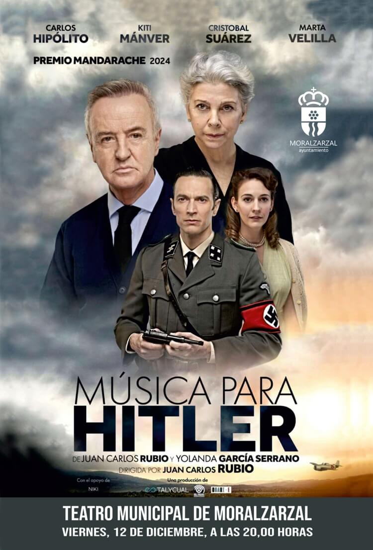 Carlos Hipólito y Kiti Mánver protagonizan Música para Hitler en Moralzarzal, el 12 de diciembre (1)