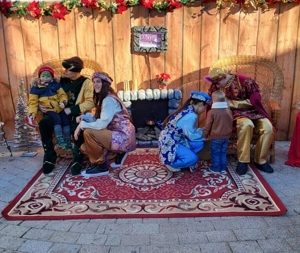 Cartero Real en la mejor navidad de la sierra de Madrid. Moralzarzal