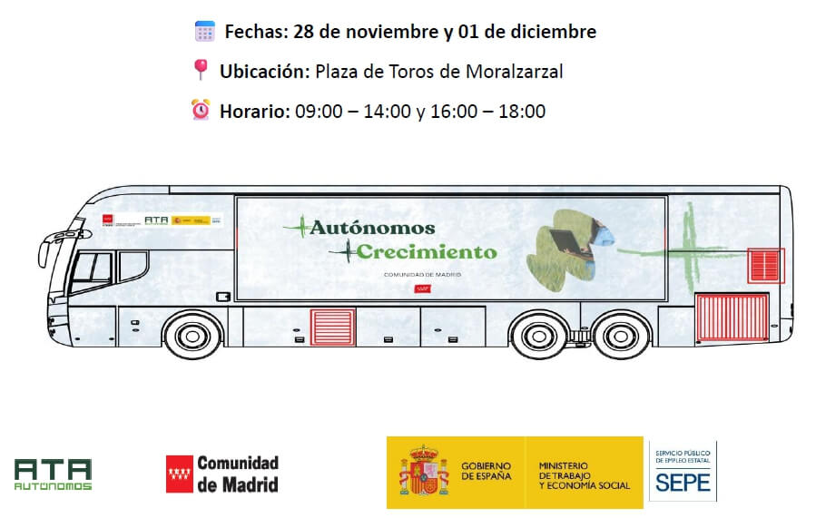 Oficina Móvil Itinerante de ATA, asesoramiento gratuito a autónomos en Moralzarzal 2025