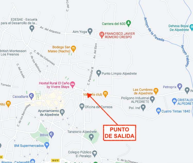 Senda para mayores en Moralzarzal, Las Canteras de Alpedrete 2025