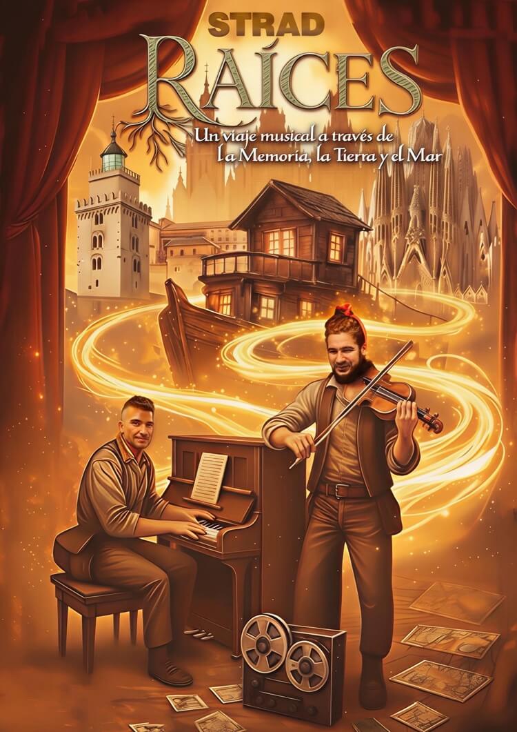 Teatro Musical en Moralzarzal, Strad & Cia - Raíces, un viaje musical por España, el 20 de diciembre (1)