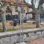 Comienzan las obras de embellecimiento en el entorno de El Hogar de Mayores de Moralzarzal