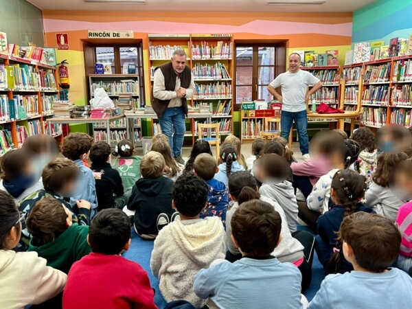 Navidad literaria en la Biblioteca de Moralzarzal con nuestras visitas escolares 2025