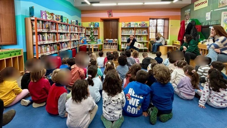 Navidad literaria en la Biblioteca de Moralzarzal con nuestras visitas escolares