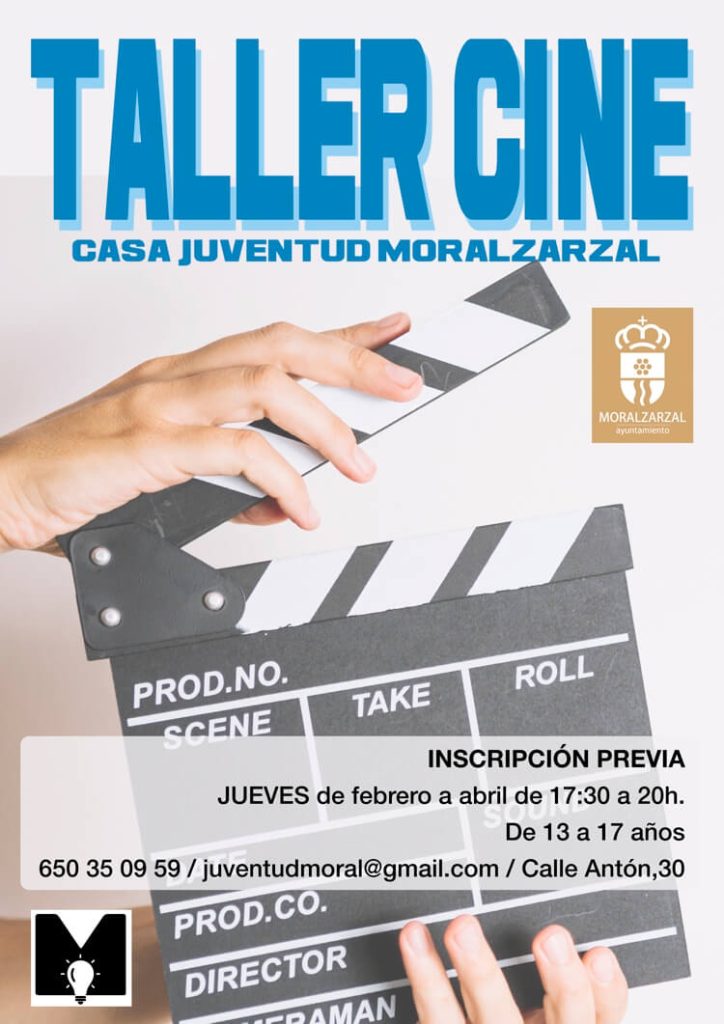 Abierto el plazo para el Curso de Cine y Cortometraje en Moralzarzal