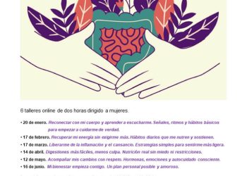 Cuida tu bienestar Ciclo de talleres online Tu salud digestiva en el día a día, organizados por la THAM