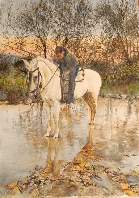 Exposición de Antonio Basalto en el Centro Cultural de Moralzarzal, febrero