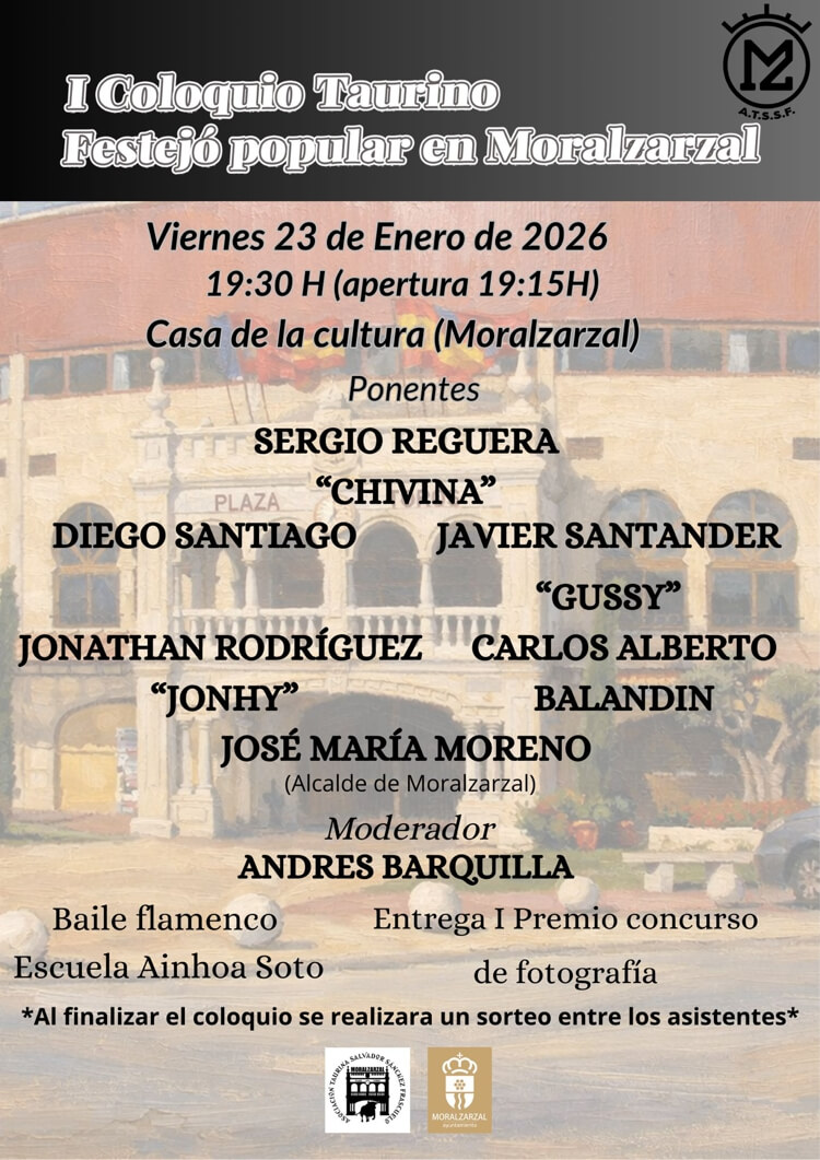 I Coloquio Taurino, Festejo Popular en Moralzarzal. Asociación Taurina Salvador Sánchez Frascuelo (1)