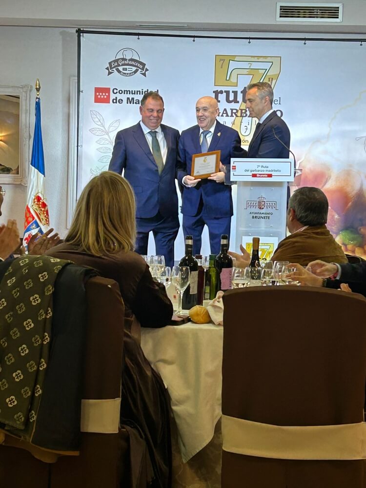 José María Moreno Martín recibe el Garbanzo Dorado 2026. premio