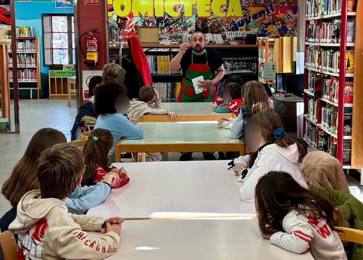 Talleres de Navidad de la biblioteca de Moralzarzal