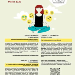 Espacio para Familias en marzo en Moralzarzal