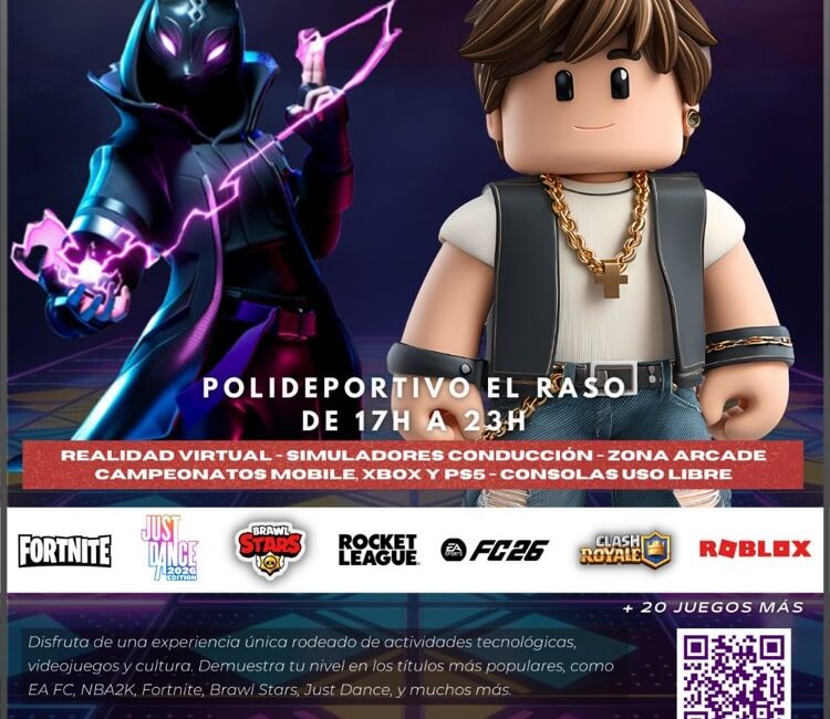 Llega la GAME PARTY 2026, videojuegos y tecnología en Moralzarzal