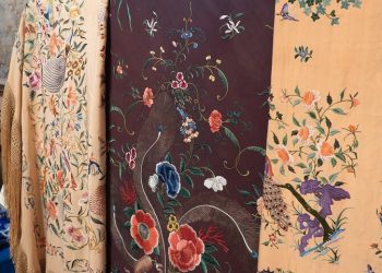 Mantón de Manila exposición en Moralzarzal