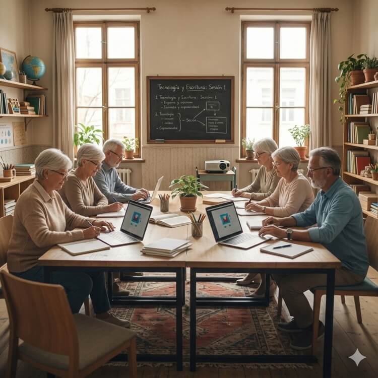 Nuevos cursos gratuitos para mayores en Moralzarzal. Informática, Escritura y Bienestar