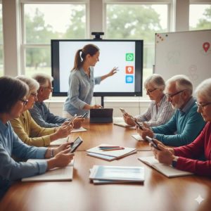 Taller tu móvil, en Moralzarzal