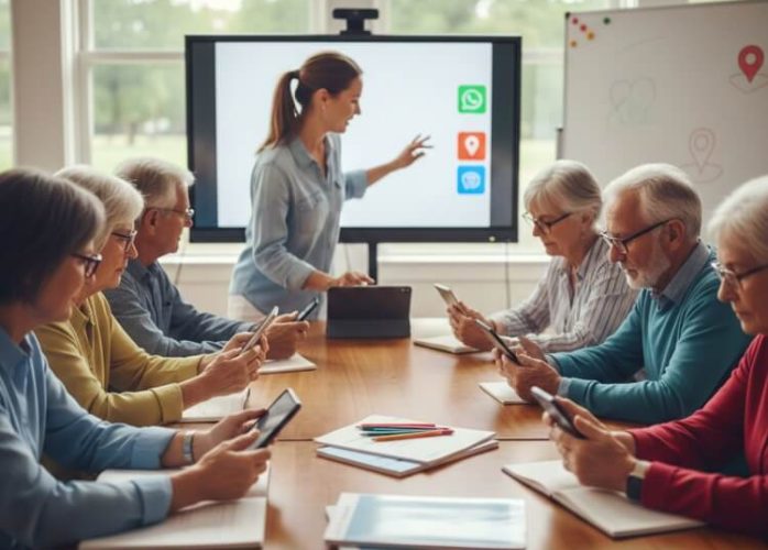 Taller tu móvil, en Moralzarzal