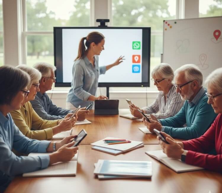 Taller tu móvil, en Moralzarzal