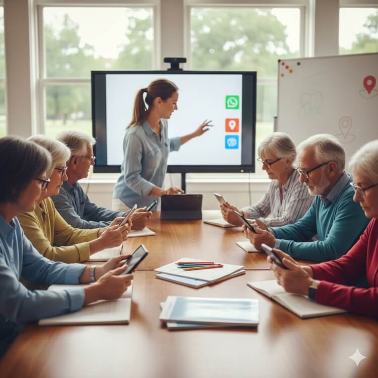 Taller tu móvil, en Moralzarzal