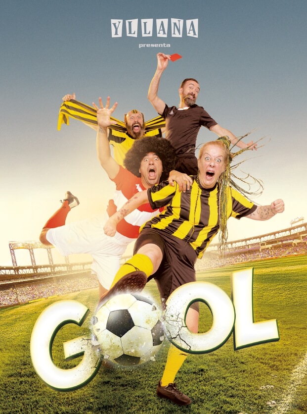 El fenómeno del fútbol llega al Teatro de Moralzarzal con GOOL, de Yllana